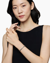 DY Bel Aire Box Chain Bracelet in Sterling Silver with 14K Yellow Gold, 6mm